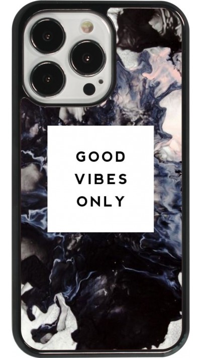 iPhone 13 Pro Case Hülle - Marble Good Vibes Only