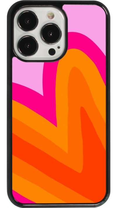 iPhone 13 Pro Case Hülle - Valentine 2024 heart gradient