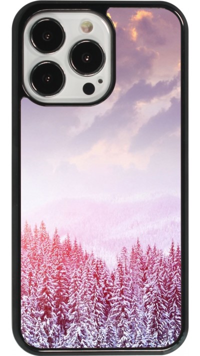 iPhone 13 Pro Case Hülle - Winter 22 Pink Forest