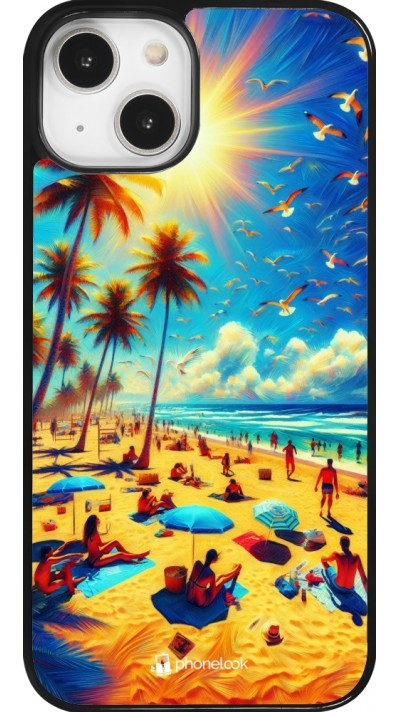 iPhone 14 Case Hülle - Sommer Paradies Farbe