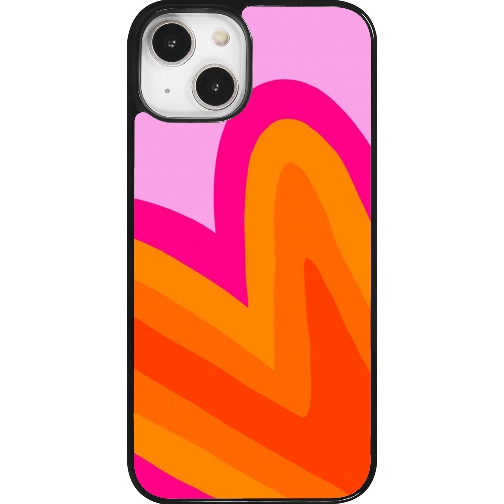 iPhone 14 Case Hülle - Valentine 2024 heart gradient