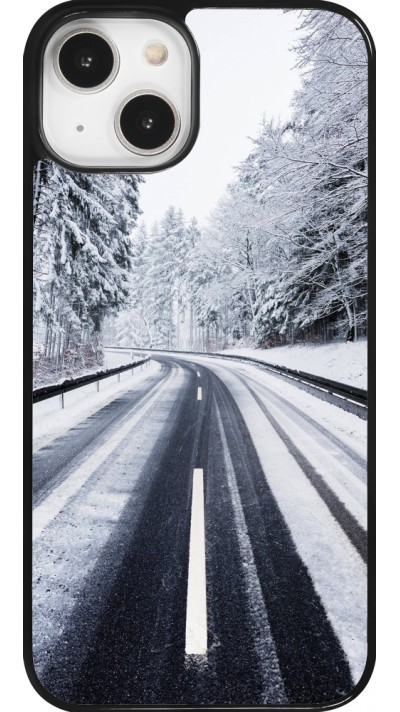 iPhone 14 Case Hülle - Winter 22 Snowy Road