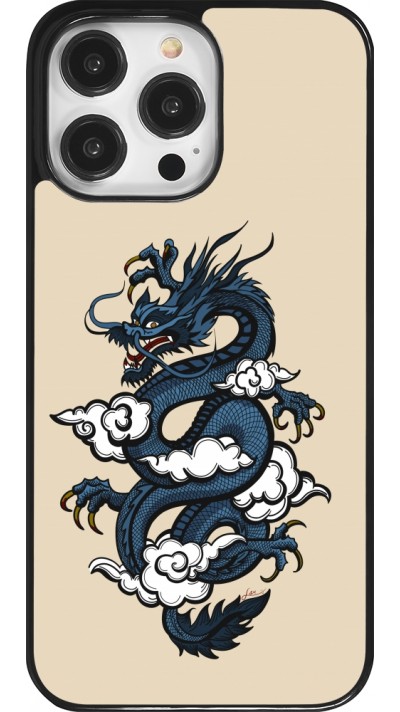 iPhone 14 Pro Max Case Hülle - Blue Dragon Tattoo