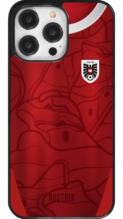 iPhone 14 Pro Max Case Hülle - Austria personalisierbares Fussballtrikot