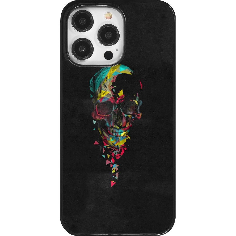 iPhone 14 Pro Max Case Hülle - Halloween 22 colored skull