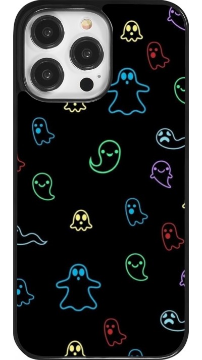 iPhone 14 Pro Max Case Hülle - Halloween 2024 colorful ghosts