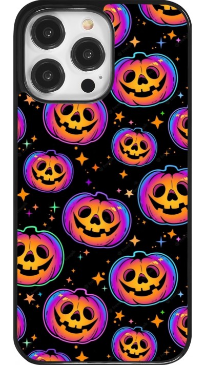 iPhone 14 Pro Max Case Hülle - Halloween 2024 rainbow pumpkins