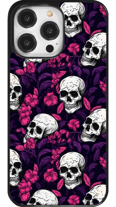 iPhone 14 Pro Max Case Hülle - Halloween 2024 romantic skulls