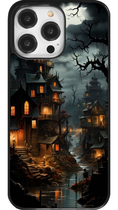 iPhone 14 Pro Max Case Hülle - Halloween 2024 scary town