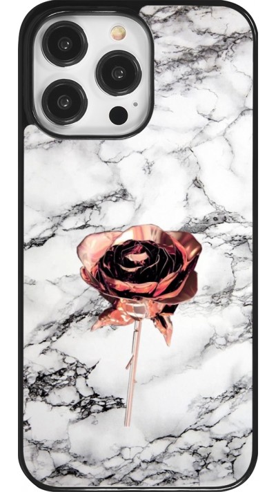 iPhone 14 Pro Max Case Hülle - Marble Rose Gold