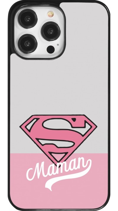 iPhone 14 Pro Max Case Hülle - Mom 2024 Super hero maman