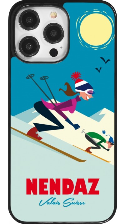 iPhone 14 Pro Max Case Hülle - Nendaz Ski Downhill