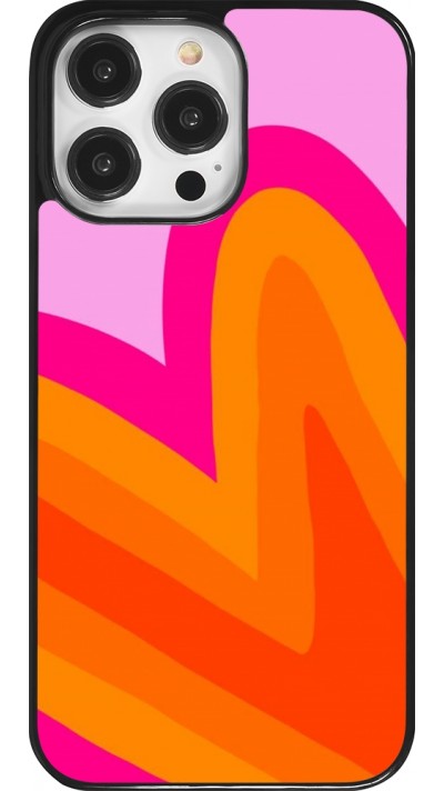 iPhone 14 Pro Max Case Hülle - Valentine 2024 heart gradient