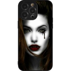 iPhone 14 Pro Max Case Hülle - Silikon schwarz Halloween 2023 gothic vampire