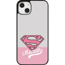 iPhone 14 Plus Case Hülle - Mom 2024 Super hero maman