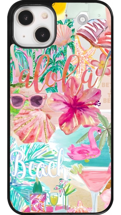 iPhone 14 Plus Case Hülle - Preppy Collage Aloha