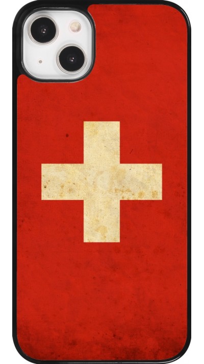 iPhone 14 Plus Case Hülle - Vintage Flag SWISS