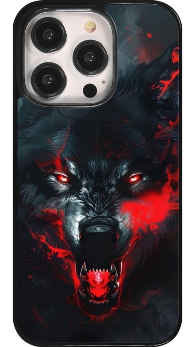 iPhone 14 Pro Case Hülle - Halloween 2024 mad werewolf