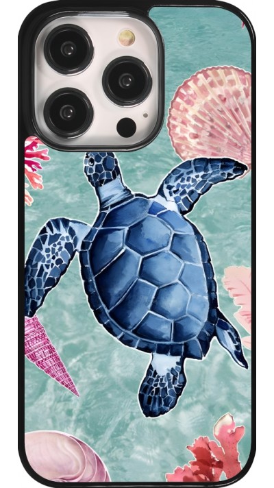 iPhone 14 Pro Case Hülle - Preppy Turtle