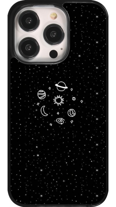 iPhone 14 Pro Case Hülle - Space Doodle