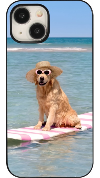 iPhone 15 Case Hülle - Summer Dog on Paddle