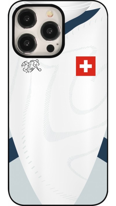 iPhone 15 Pro Max Case Hülle - Schweiz Away personalisierbares Fussballtrikot