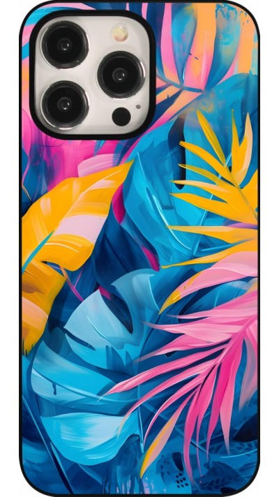 iPhone 15 Pro Max Case Hülle - Palms Blue