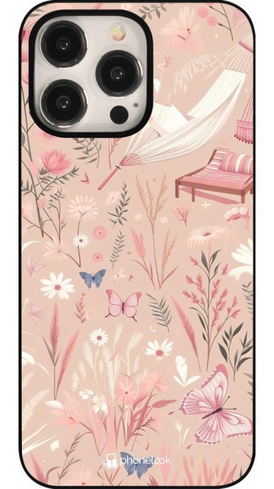 iPhone 15 Pro Max Case Hülle - Sommer Pastellmuster