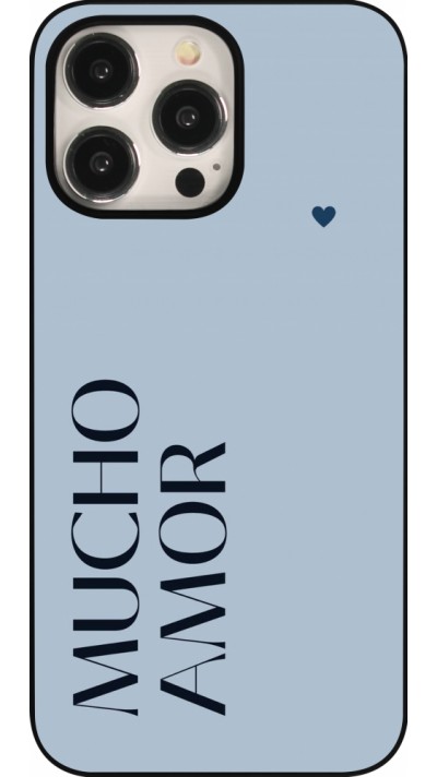iPhone 15 Pro Max Case Hülle - Valentine 2024 mucho amor azul