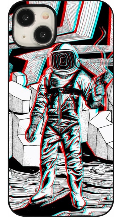 iPhone 15 Plus Case Hülle - Anaglyph Astronaut