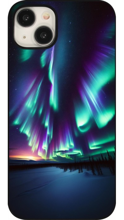 iPhone 15 Plus Case Hülle - Funkelndes Nordlicht