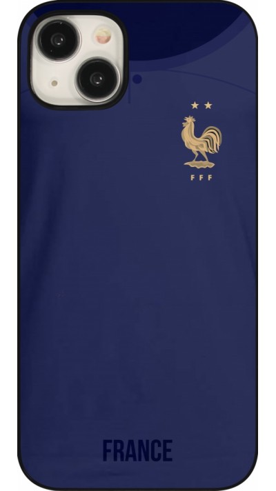 iPhone 15 Plus Case Hülle - Frankreich 2022 personalisierbares Fussballtrikot