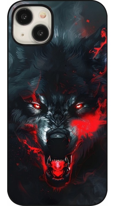 iPhone 15 Plus Case Hülle - Halloween 2024 mad werewolf