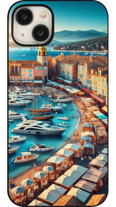 iPhone 15 Plus Case Hülle - Saint-Tropez Strand