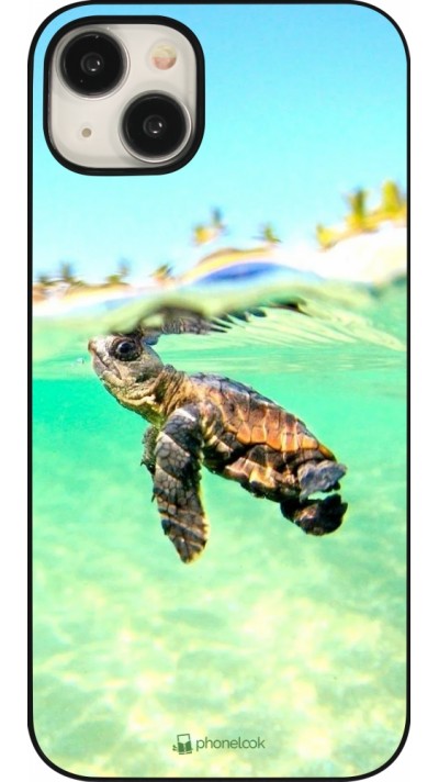 iPhone 15 Plus Case Hülle - Turtle Underwater