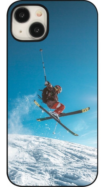 iPhone 15 Plus Case Hülle - Winter 22 Ski Jump