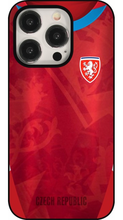 iPhone 15 Pro Case Hülle - Tschechische Republik personalisierbares Fussballtrikot