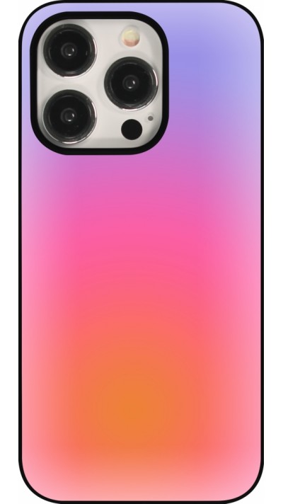 iPhone 15 Pro Case Hülle - Orange Pink Blue Gradient