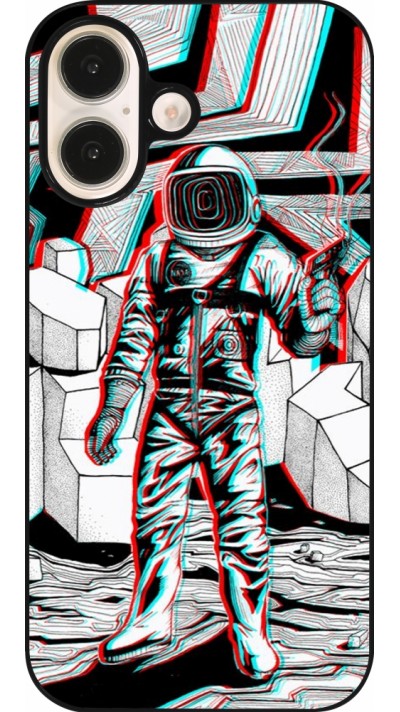 iPhone 16 Case Hülle - Anaglyph Astronaut