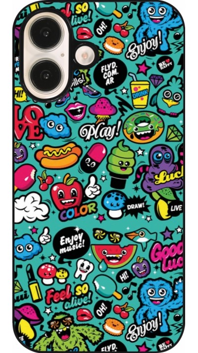 iPhone 16 Case Hülle - Cartoons old school