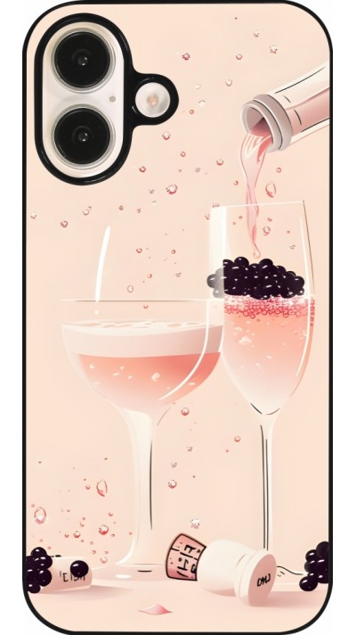 iPhone 16 Case Hülle - Champagne Pouring Pink