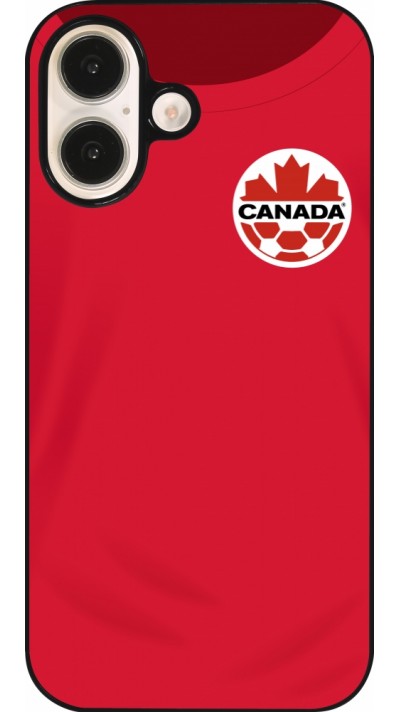 iPhone 16 Case Hülle - Kanada 2022 personalisierbares Fussballtrikot