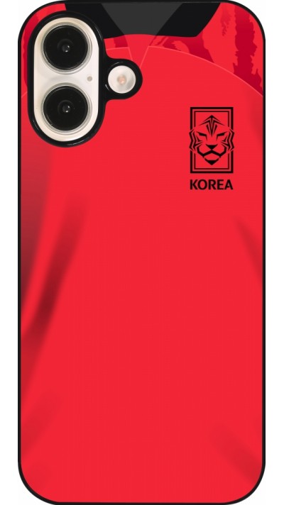 iPhone 16 Case Hülle - Südkorea 2022 personalisierbares Fussballtrikot