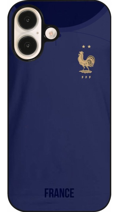 iPhone 16 Case Hülle - Frankreich 2022 personalisierbares Fussballtrikot