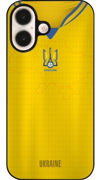 iPhone 16 Case Hülle - Fussballtrikot Ukraine