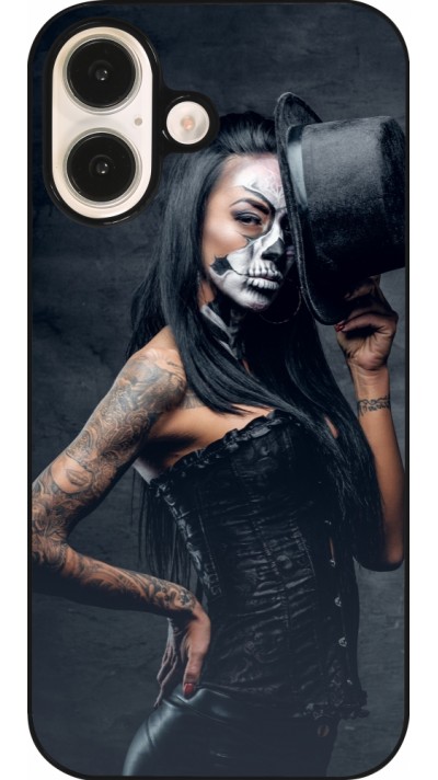 iPhone 16 Case Hülle - Halloween 22 Tattooed Girl