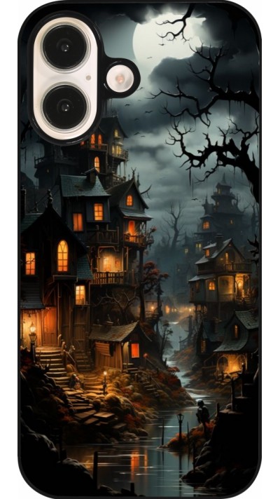 iPhone 16 Case Hülle - Halloween 2024 scary town