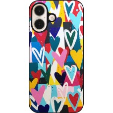 iPhone 16 Case Hülle - Joyful Hearts