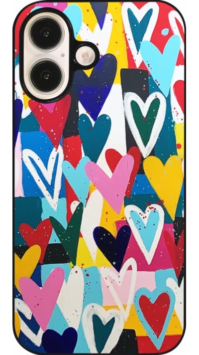 iPhone 16 Case Hülle - Joyful Hearts