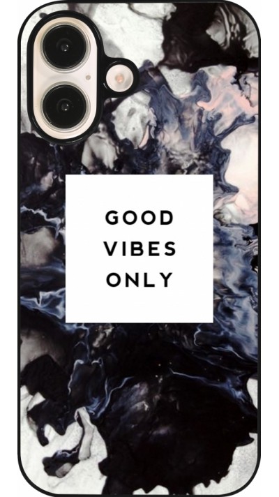 iPhone 16 Case Hülle - Marble Good Vibes Only